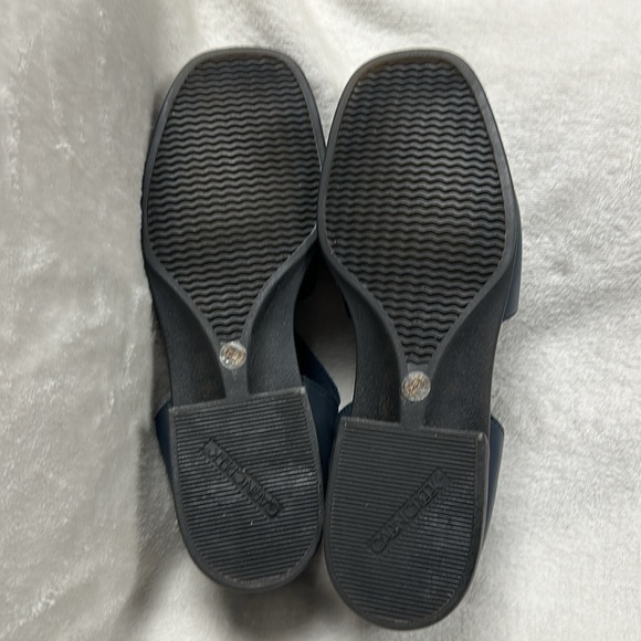 VINTAGE | CABIN CREEK | NAVY BLUE | LEATHER SANDAL, 8M - Picture 6 of 7